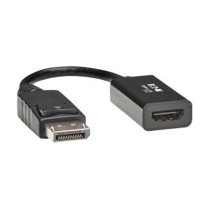 TRIPP LITE DisplayPort to HDMI 2.0 Active Adapter - M/F, Latching Connector, 4K @ 60 Hz, 15cm Black