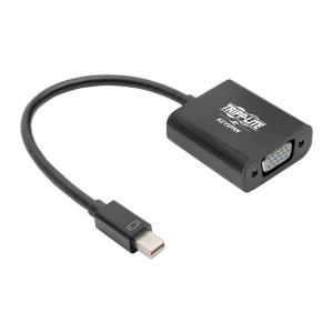 TRIPP LITE Keyspan Mini DisplayPort to VGA Active Adapter - 1920 x 1200 (1080p), Thunderbolt 1 or 2, Black