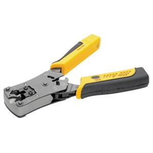 TRIPP LITE RJ11/RJ12/RJ45 Wire Crimper with Built-in Cable Tester