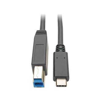 TRIPP LITE USB Type-C to USB Type-B Cable - 5 Gbps, USB-C 3.1 to USB-B, M/M, Thunderbolt 3 - 1.8m