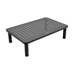TRIPP LITE Monitor Riser for Desk, 14x9in - Height Adjustable, Metal, Black