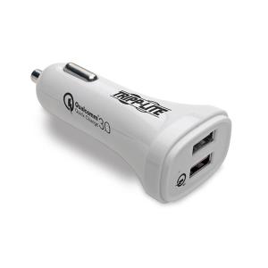 TRIPP LITE USB Car Charger, Quick Charge - Dual USB-A 3.0, UL 2089 Certified