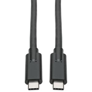 TRIPP LITE USB-C to USB-C Cable (M/M) - 3.1, 5 Gbps, 5A Rating, Thunderbolt 3 Compatible, 1.8m 6ft