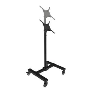TRIPP LITE Mobile TV Stand - Height Adjustable, 13in to 42in TVs and Monitors, Locking Casters, Black