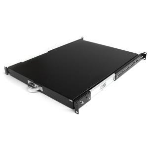 Deep Sliding Server Rack Cabinet Shelf 22in Black                                                   