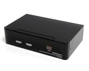 KVM Switch DVI USB With Audio And USB 2.0 Hub 2 Port                                                