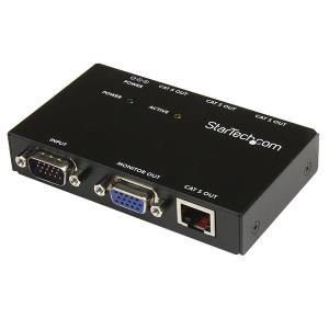 Vga Video Extender Over Cat 5 4 Port                                                                
