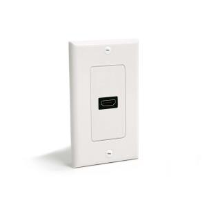 Single Outlet Female Hdmi - Wall Plate White                                                        