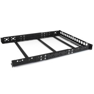 Universal Server Rack Rails 1u Fixed 19 Inch Adjustable Depth                                       