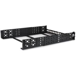 Universal Server Rack Rails 2u Fixed 19 Inch Adjustable Depth                                       