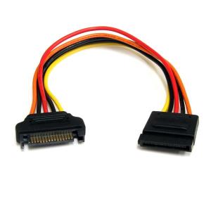 Power Extension Cable SATA 15 Pin 8in                                                               