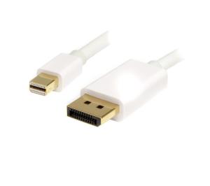 Mini DisplayPort To DisplayPort Adapter Cable 1m M/m White                                          