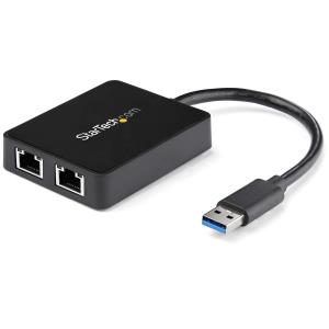 Gigabit Ethernet Lan Adapter USB 3 2port 10/100/1000                                                