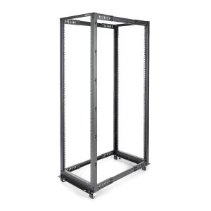 Server Rack - Open Frame Adjustable Depth 4 Post Rack 42u                                           
