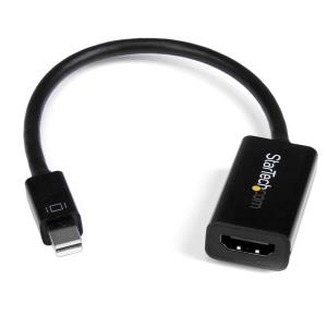 Mini DisplayPort To Hdmi 4k Audio / Video Converter - Mdp 1.2 To Hdmi Active Adapter Black          
