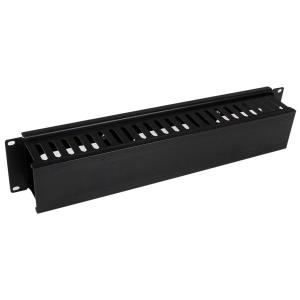 Horizontal Finger Duct Rack Cable Management Panel With Cover 2u                                    