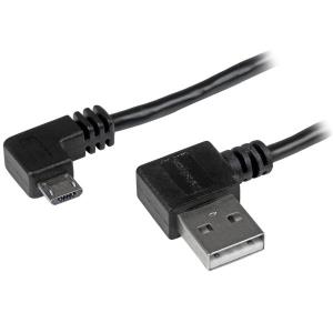 Micro-USB Cable With Right-angled Connectors - M/m - 2m                                             