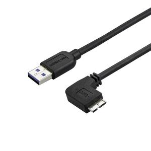 Slim Micro USB 3.0 Cable - M/m - Right  Ngle Micro-USB - 0.5m                                       