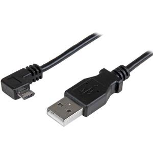 Micro-USB Charge-and-sync Cable M/m - Right-angle Micro-USB - 24 Awg - 2 M                          