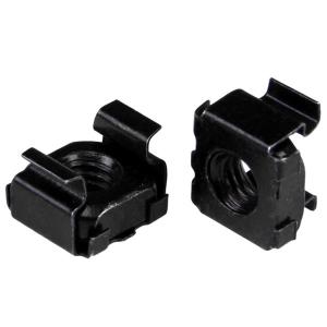 M6 Cage Nuts M6 Cage Nuts 50 Pack Black                                                             