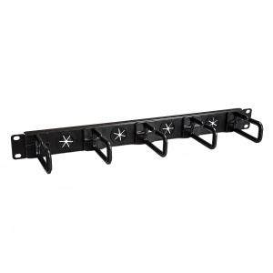 Cable Manager - Cable Organizer D-ring Hooks - Holes - 1u                                           