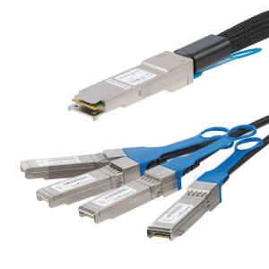 Qsfp+ Breakout Cable - Msa Compliant - Qsfp+ To 4 Sfp+ 2m 