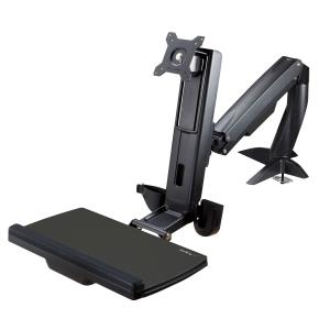 Monitor Mount - Sit Stand Desk Mount Adjustable - 1 Monitor - Up To 27in