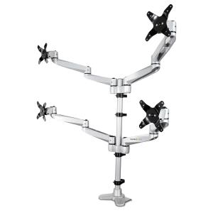 Quad Monitor Mount - For Up To 27in Vesa Monitors - Desk Mount
