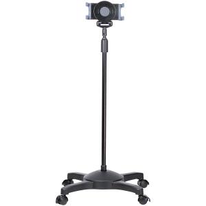 Mobile Tablet Stand With Wheels Height Adjustable For 7-11in Tab