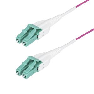 Fiber Optic Cable - Om4 Lc/lc Multimode 40g/100g Lommf/vcsel 7m Erika Violet