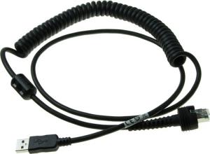 Cable Cab-553 USB Type A Coiled 2.4m Ip67