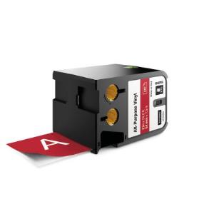 Xtl (54 Mm) All-purprose Vinyl White On Red (1 Roll Of Tape)                                        