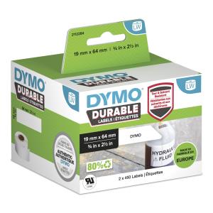 Durable Labels 19x64mm 2 Rolls With 450 Labels