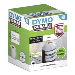 Durable 4XL Labels 104x159mm White Plastic