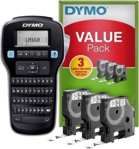 Label Manager 160 - Value Pack Incl 3 D1 Tapes In Blister - Qwerty