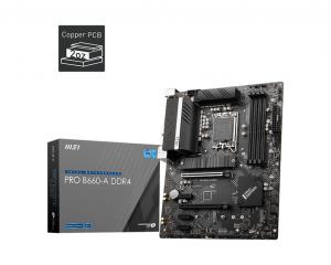 Motherboard Pro B660-a Ddr4 LGA1700 Intel B660 4 X Ddr4 MATX
