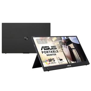 Desktop USB-C Monitor - ZenScreen GO MB16AWP - 16in - 1920x1080 (FHD) - Black/Grey