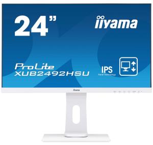 Desktop Monitor - ProLite XUB2492HSU-W1 - 24in - 1920x1080 (FHD) - White