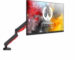 Gaming Gas Spring Desk Mount Arm - Single Monitor - Red/Black (DSG3001C-R1)