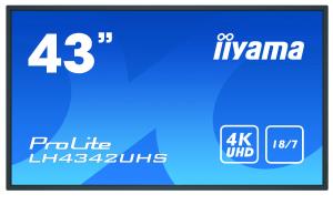 Digital Signage Display - ProLite LH4342UHS-B3 - 43in - 3840x2160 (UHD) - Black