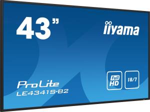 Large Format Display - ProLite LE4341S-B2 - 43in - 1920x1080 (FHD) - Black