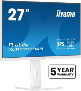 Desktop USB-C Monitor - ProLite XUB2797HSN-W2 - 27in - 1920x1080 (FHD) - White