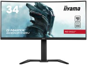 Desktop Monitor - G-MASTER GCB3481WQSU-B1 - 34in - 3440x1440 (UWQHD) - Black