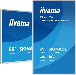 Digital Signage Display - ProLite LH6581UHSG-1AG - 65in - 3840x2160 (UHD) - White
