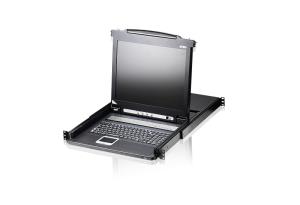 KVM With 17in LCD 8-port Support Ps/2 USB Sun - Cl1008m