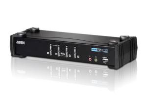 KVMp Switch USB 2.0 DVI 4-port With 2 Port USB Hub