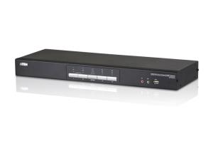 KVMp Switch With Audio 4-port Dual View Dual-link