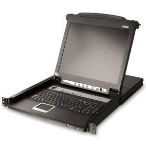 LCD KVM Switch Cl5708m 8-port 17in Ps/2-USB Vga With Daisy-chain Port Qwerty Int'l