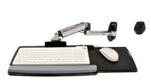 Lx Wall Mount Keyboard Arm Polished Aluminium                                                       