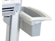 Sv40 Basket And Handle Kit Single T-slot Channel Attachment (white And Grey)                        